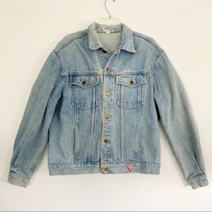 Vintage Guess Baby Blue Denim Jacket